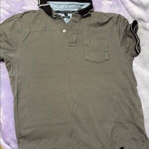 Tommy Hilfiger Gray Polo Short-Sleeved Shirt
